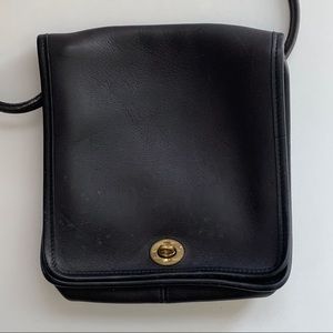 Vintage Coach Crossbody Purse, Black